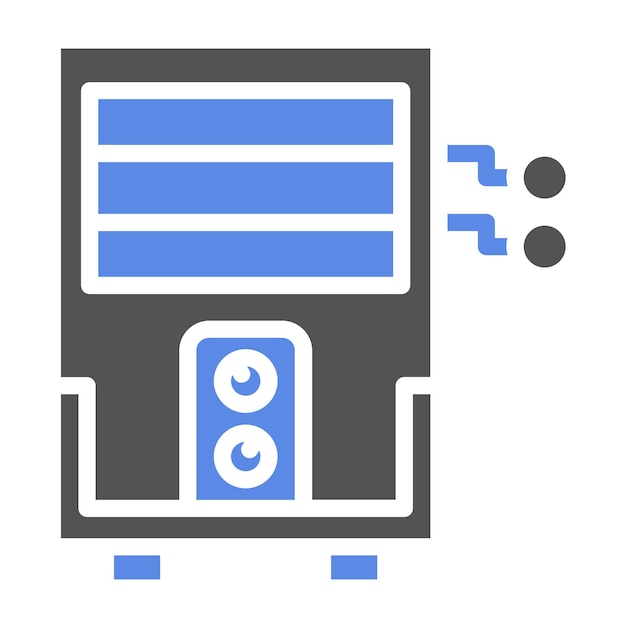 Векторный дизайн печи Rotisserie Icon Style