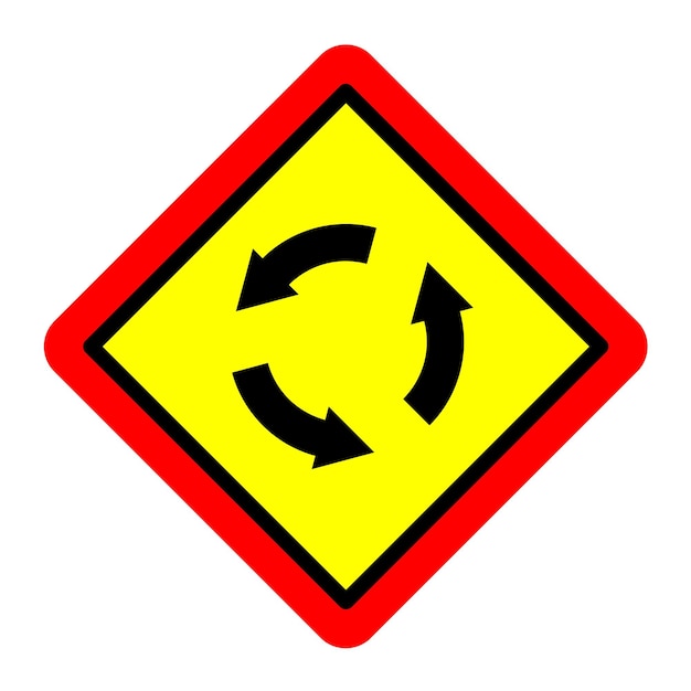Vector Design Roundabout Icon Style