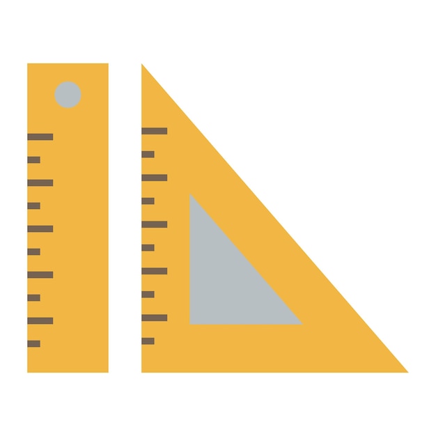 Vector Design Ruler Icon Style