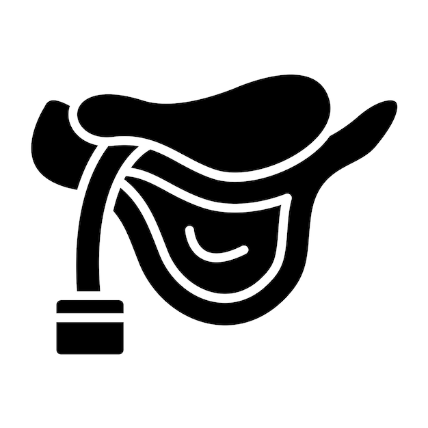 Vector vector design saddle icon style