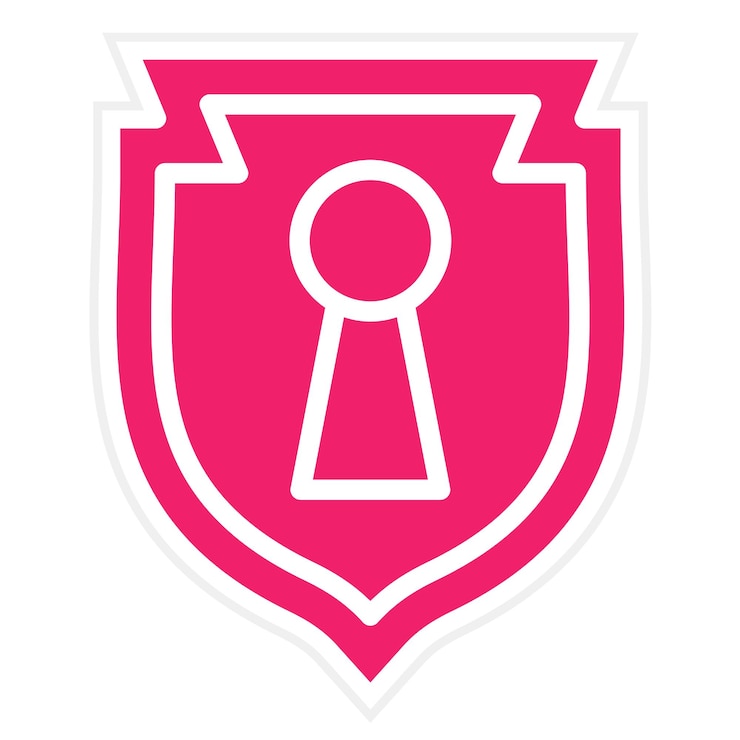 Vector vector design safe haven icon style
