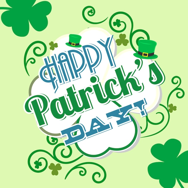 vector design for saint patricks day