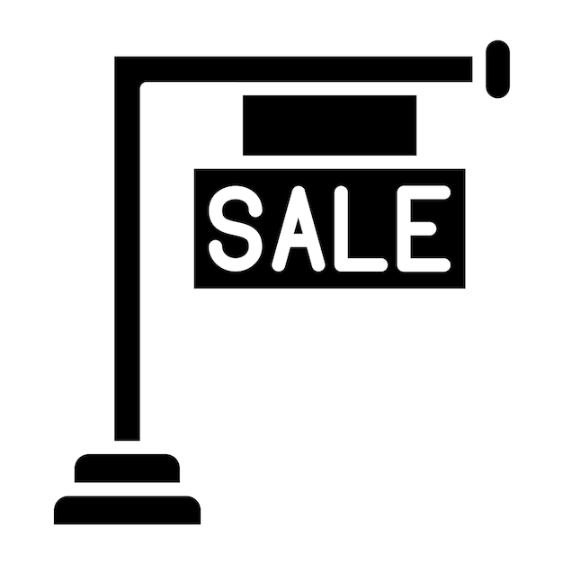 Vector Design Sale Board Icon Style