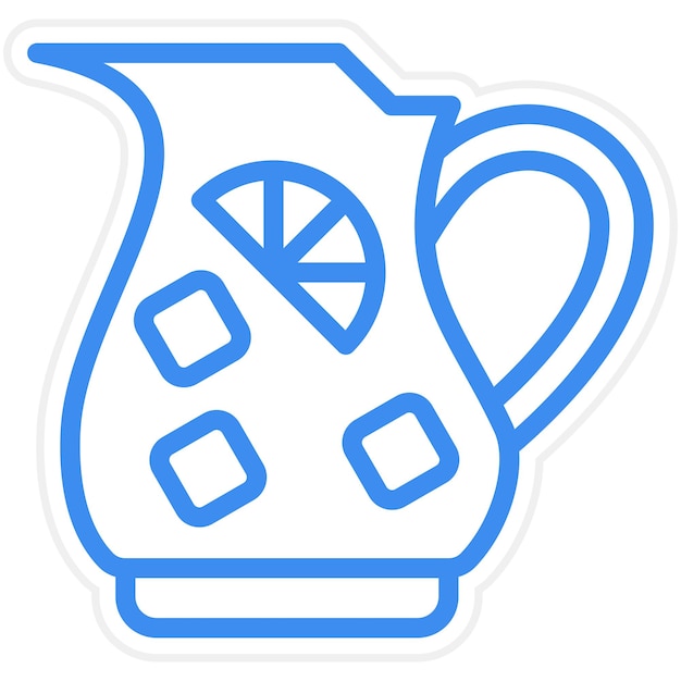 Vector vector design sangria icon style