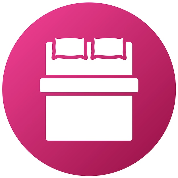 Vector Design Sateen Bedding Icon Stijl