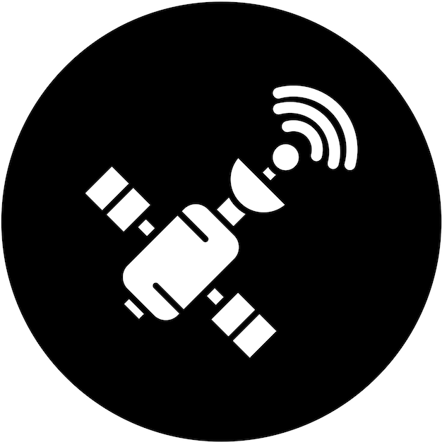 Vector vector design satellite icon style