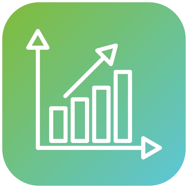 Vector Design Scalability Chart Icon Style