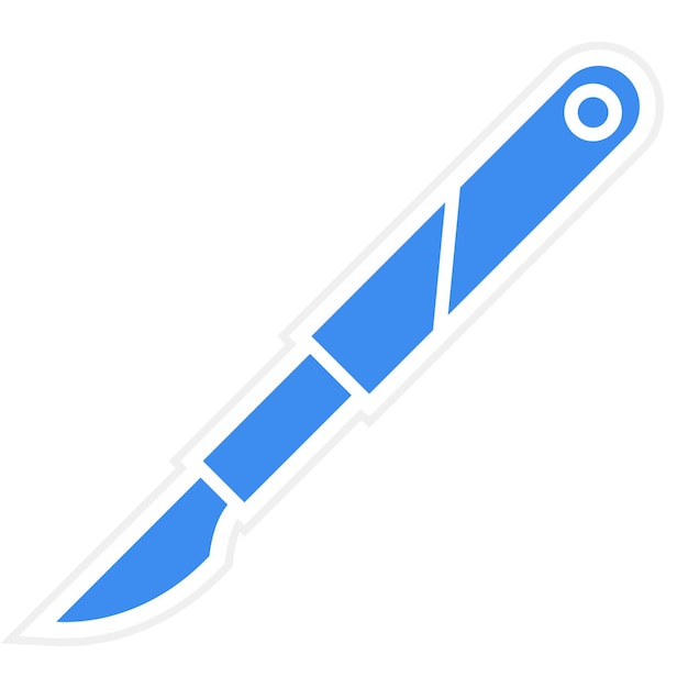 Vector vector design scalpel icon style