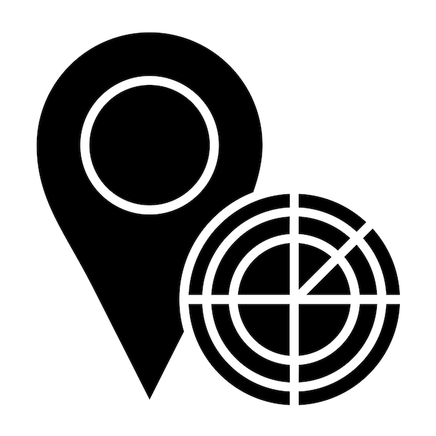 Vector Design Scanning Location Icon Style