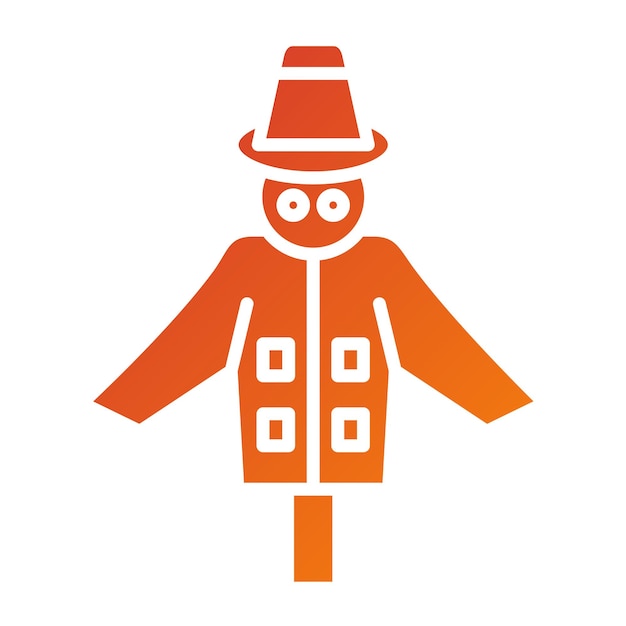 벡터 vector design scarecrow icon style