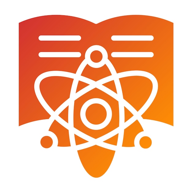 vector design science fair icon style