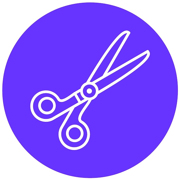 Vector Design Scissor Icon Style