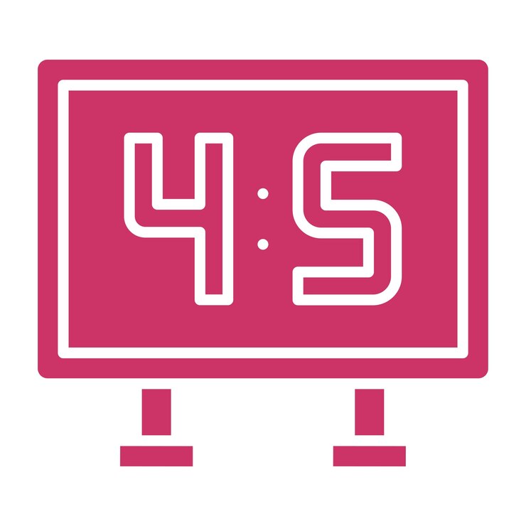 Vector vector design scoreboard icon style