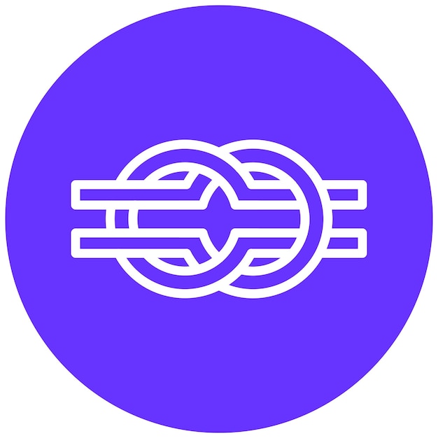 Вектор Векторный дизайн scout knot icon style