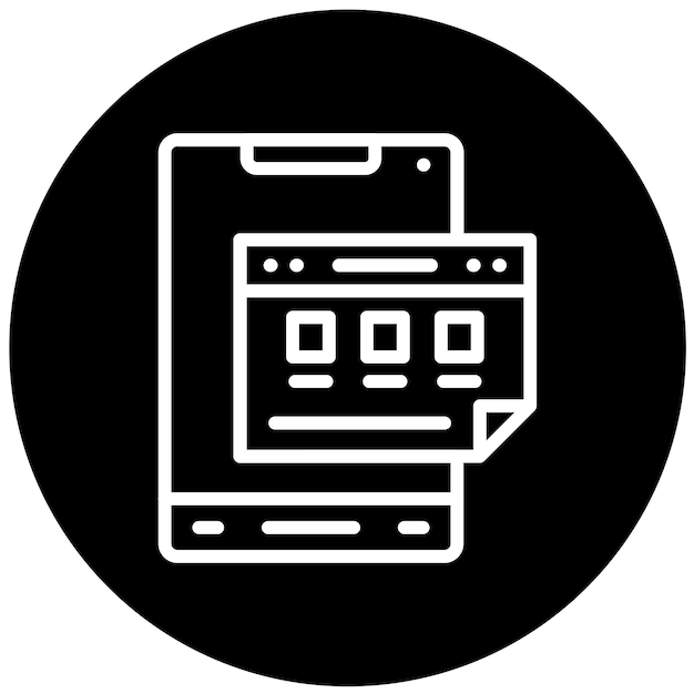 Vector Design Screenpop Icon Style