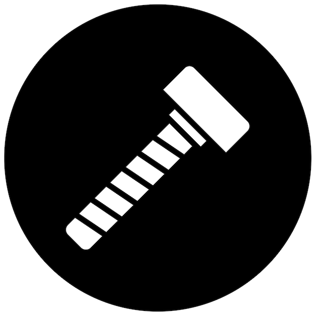 Vector Design Screw Icon Style