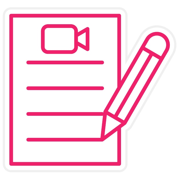 Vector Design Script Icon Style