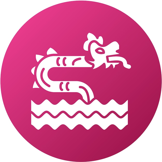 Vector vector design sea monster icon style