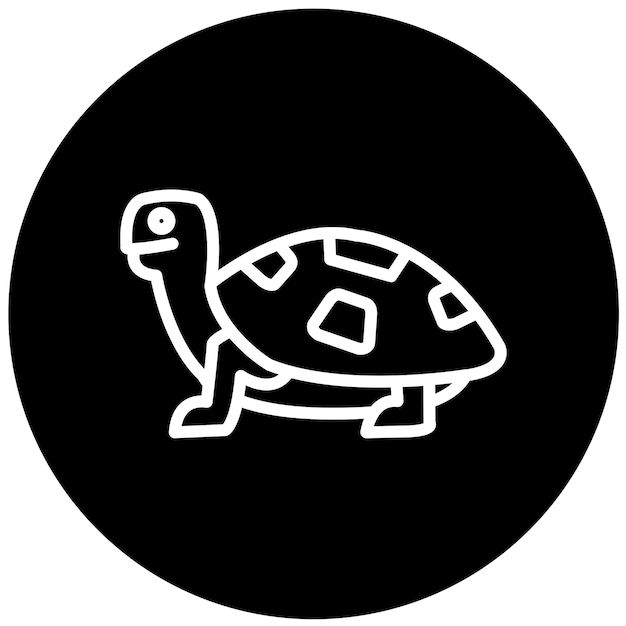 Vettore vector design sea turtles icon style