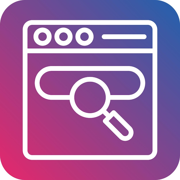 Vector Design Search Engine Icon Style