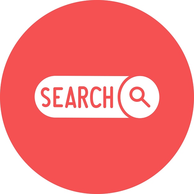 Vector design search icon style