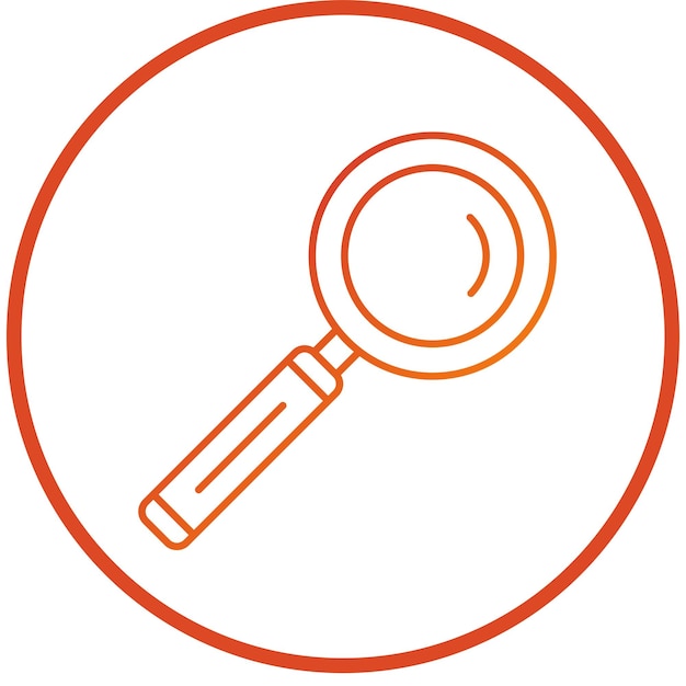 Vector vector design search icon style