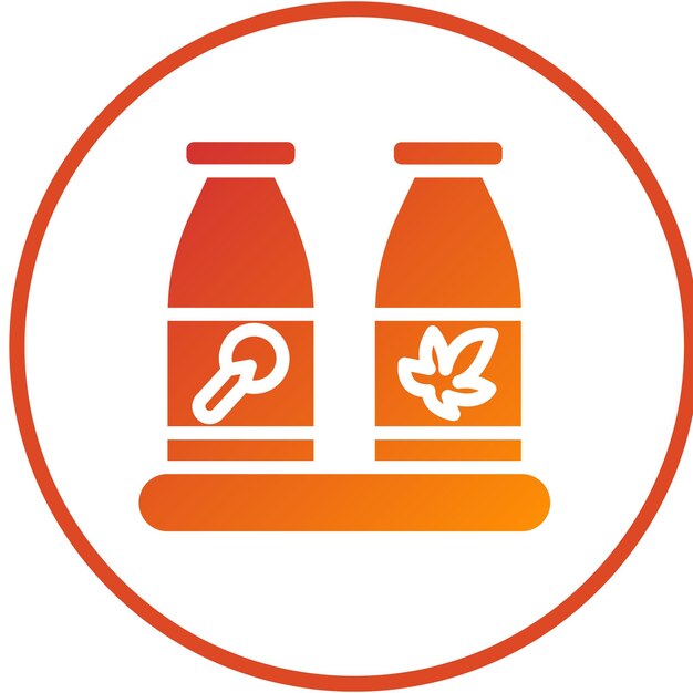 Vector Design Seasoning Secrets Icon Style (Vectorontwerp seasoning geheimen Icon stijl)