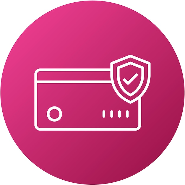 Vector Design Secure Payment Icon Style (Vectorontwerp voor veilige betalingen)