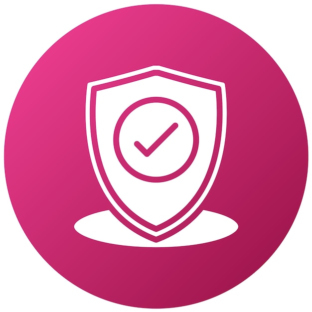 Vector Design Secure Zone Icon Style