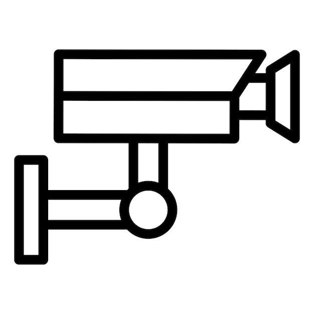 Vector Design Security Camera Icon Style