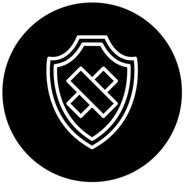 터 디자인 보안 패치 아이콘 스타일