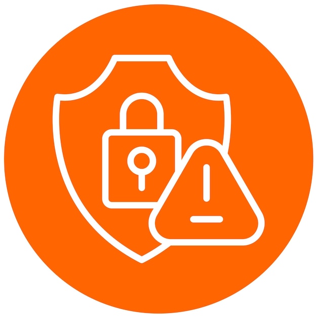 Vector vector design security risks icon style