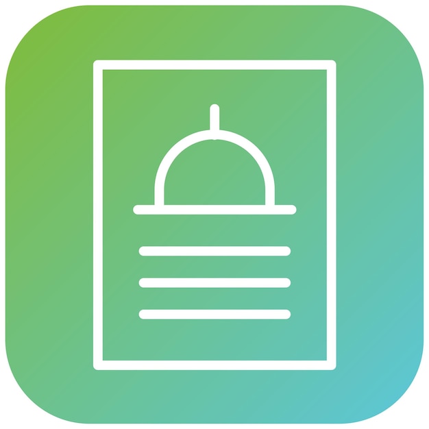 Vector Design SelfService Menu Icon Stijl