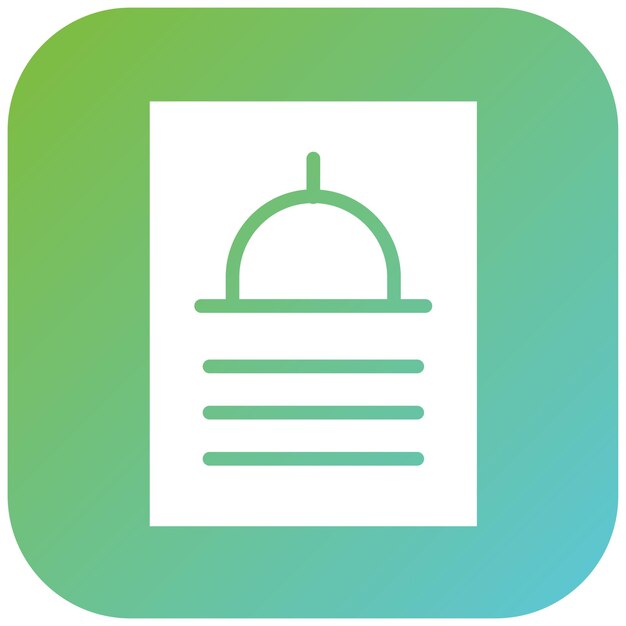 Vector Design SelfService Menu Icon Stijl