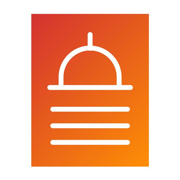 Vector Design SelfService Menu Icon Stijl