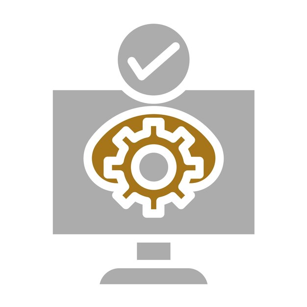 Vector Design SelfService Technologie Icon Stijl