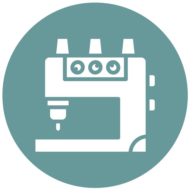 Vector vector design serger icon style