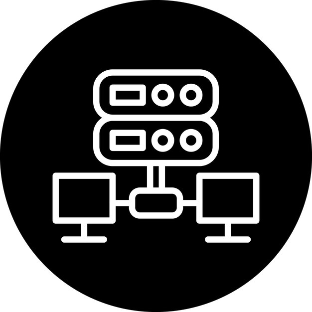 터 디자인 서버 아이콘 스타일