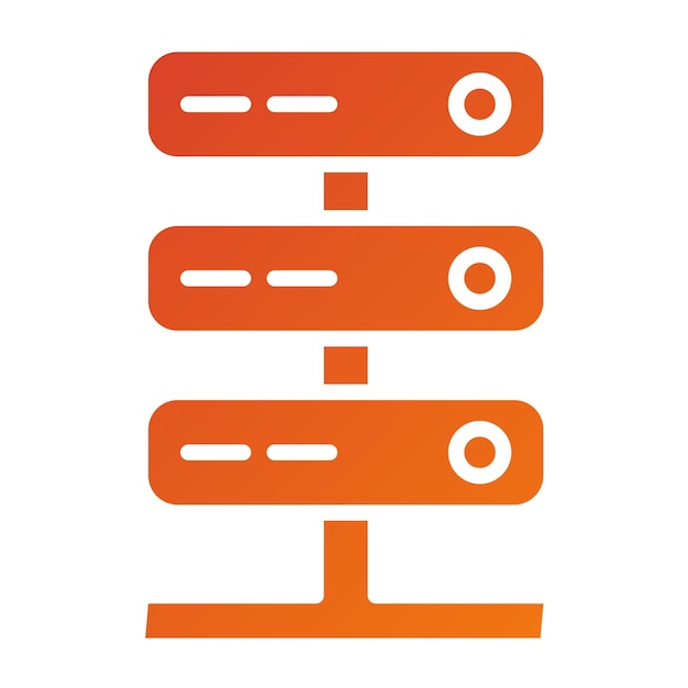 Vector Design Server Icon Style