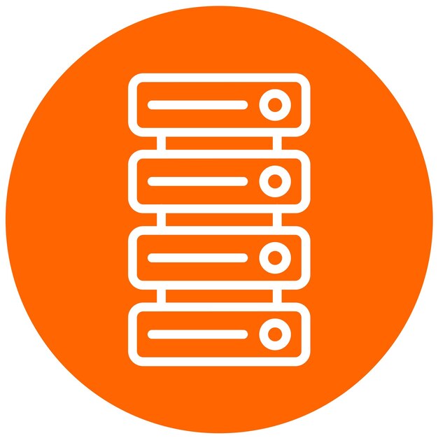 Vector Design Server Icon Style