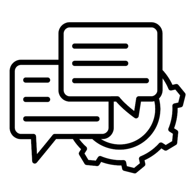 Vector Design Service feedback Icon Style