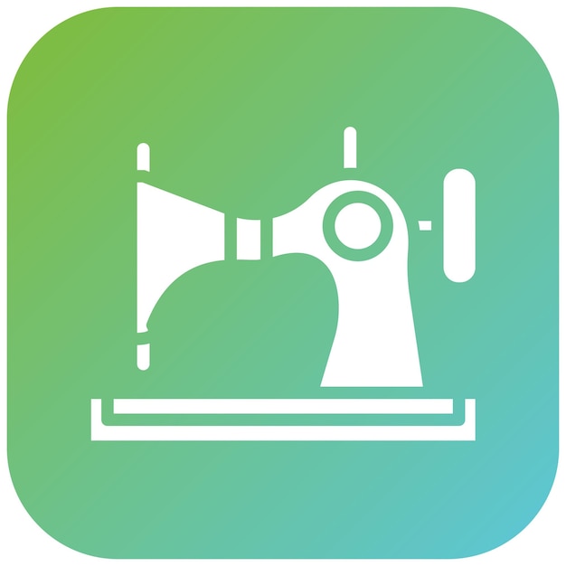 Vector Design Sewing Machine Icon Style