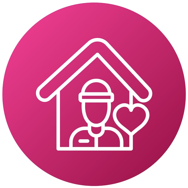 Vector vector design shelter icon style