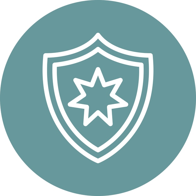 Vector Design Shield Icon Style