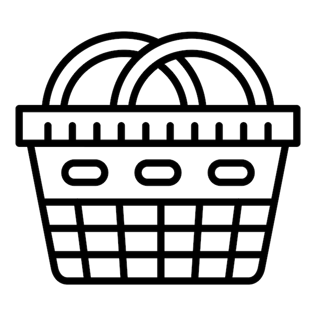 Vector Design Shopping Basket Icon Style