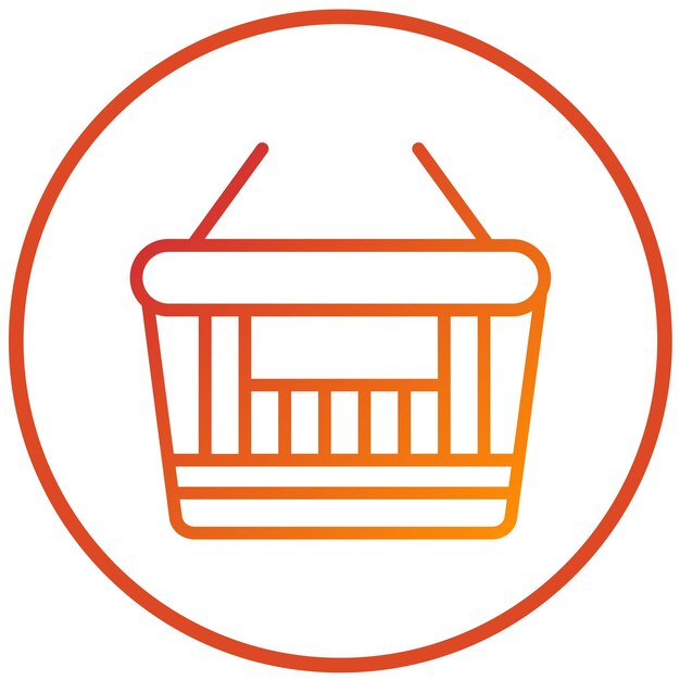 Vector Design Shopping Basket Icon Style