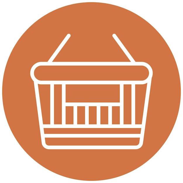 Vector Design Shopping Basket Icon Style