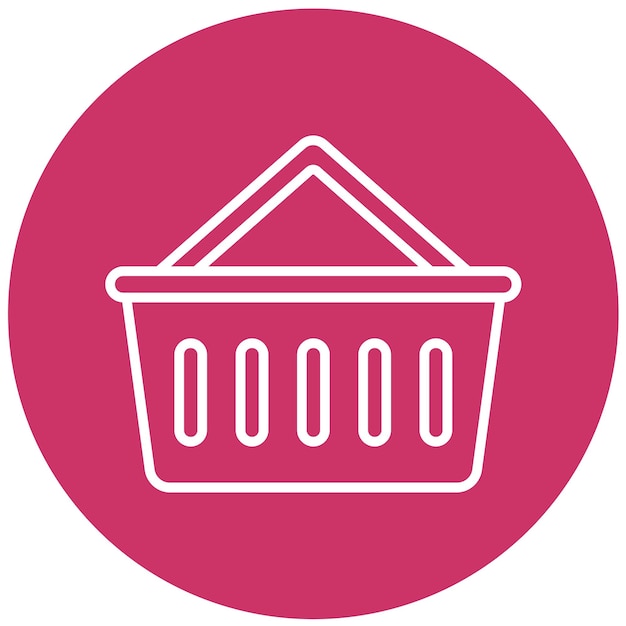 Vector Design Shopping Basket Icon Style