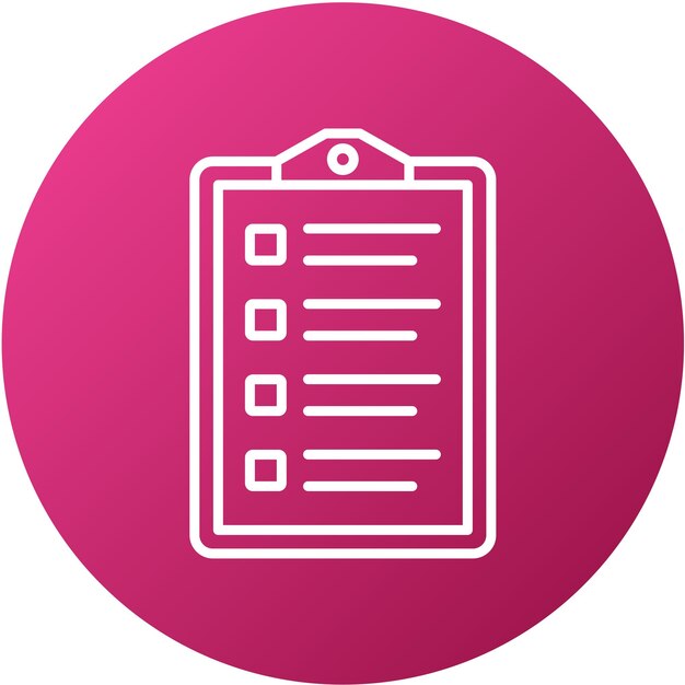 Vector Design Shopping List Icon Style