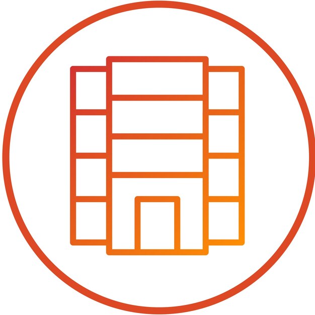 Vector Design Shopping Mall Icon Stijl
